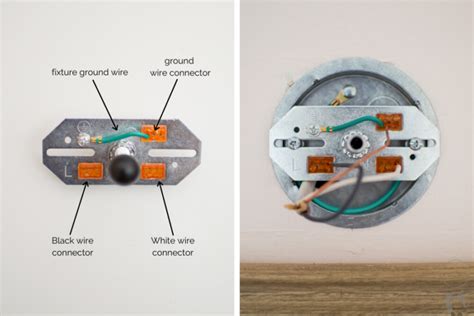 electrical box for bathroom vanity light|install vanity light without box.